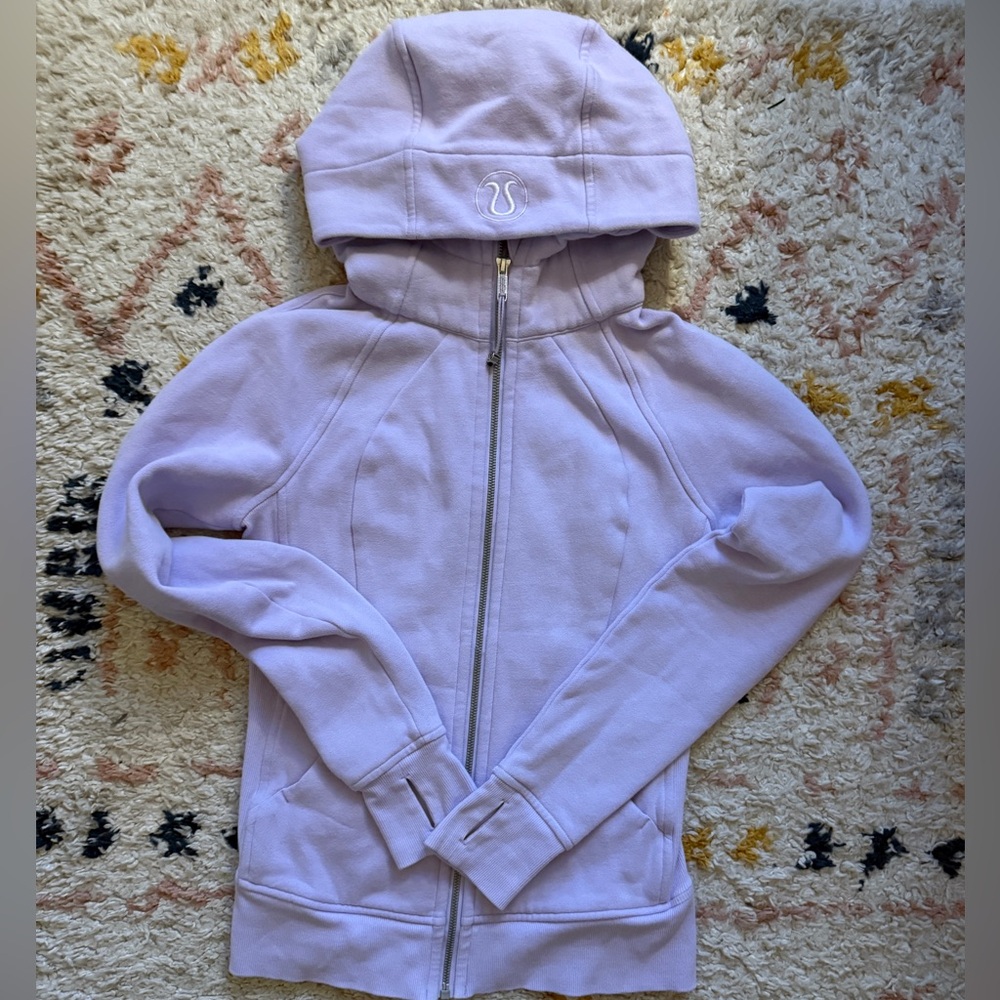 LULULEMON Scuba Zip Up! Rare lavender color| Size 2